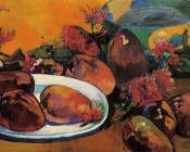 保罗 高更 : Still Life with Mangoes